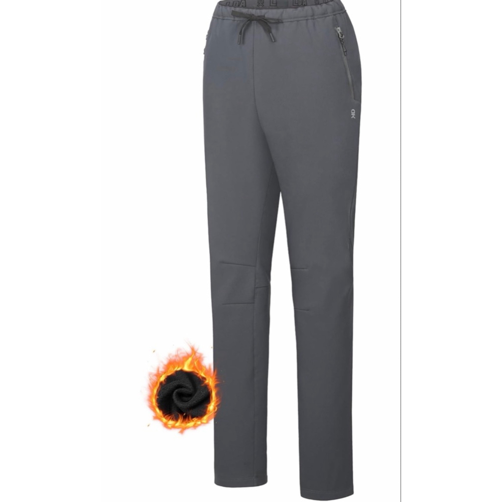 NEW Little Donkey Andy Fleece Lined Hikng Pants Waterproof Thermal Cargo Pants S